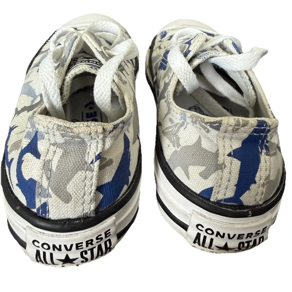 Converse All Star Shark Oceania Retro Preppy Low Top Kids Youth 12 (29)  Sneaker - Picture 3 of 11